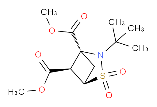 rac-4,5-dimethyl (1R,4S,5R)-3-tert-butyl-2,2-dioxo-2lambda6-thia-3-azabicyclo[2.1.1]hexane-4,5-dicarboxylate
