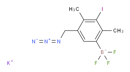 potassium [5-(azidomethyl)-3-iodo-2,4-dimethylphenyl]trifluoroboranuide