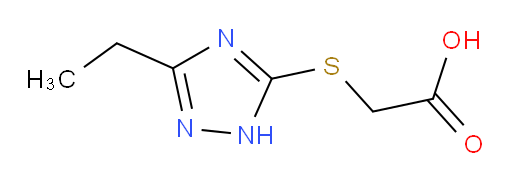 2-[(3-ethyl-1H-1,2,4-triazol-5-yl)sulfanyl]acetic acid