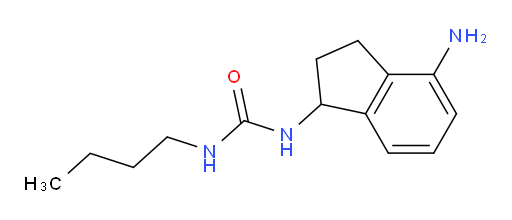 1-(4-amino-2,3-dihydro-1H-inden-1-yl)-3-butylurea