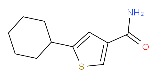 5-cyclohexylthiophene-3-carboxamide