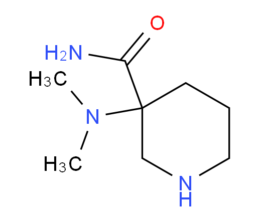 3-(dimethylamino)piperidine-3-carboxamide