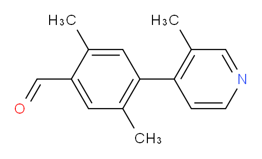 2,5-dimethyl-4-(3-methylpyridin-4-yl)benzaldehyde