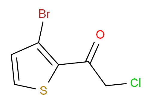 1-(3-bromothiophen-2-yl)-2-chloroethan-1-one