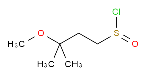 3-methoxy-3-methylbutane-1-sulfinyl chloride
