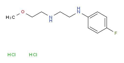 4-fluoro-N-{2-[(2-methoxyethyl)amino]ethyl}aniline dihydrochloride