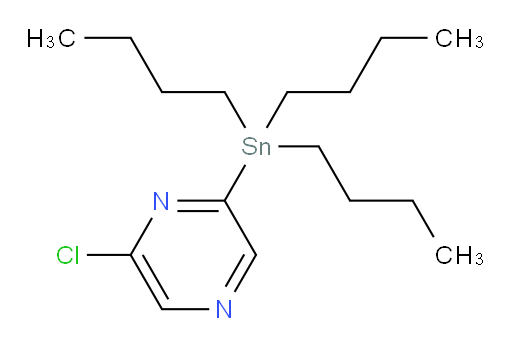 2-chloro-6-(tributylstannyl)pyrazine