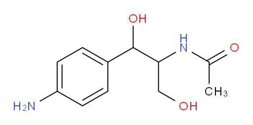 N-[1-(4-aminophenyl)-1,3-dihydroxypropan-2-yl]acetamide