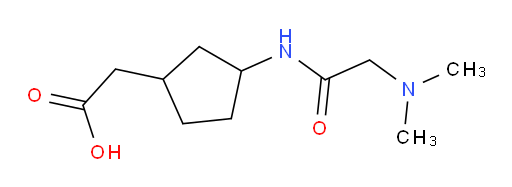 2-{3-[2-(dimethylamino)acetamido]cyclopentyl}acetic acid