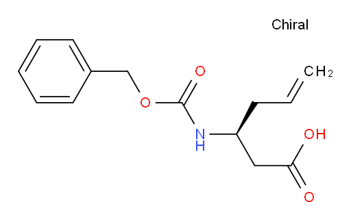 (3S)-3-{[(benzyloxy)carbonyl]amino}hex-5-enoic acid