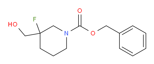 benzyl 3-fluoro-3-(hydroxymethyl)piperidine-1-carboxylate