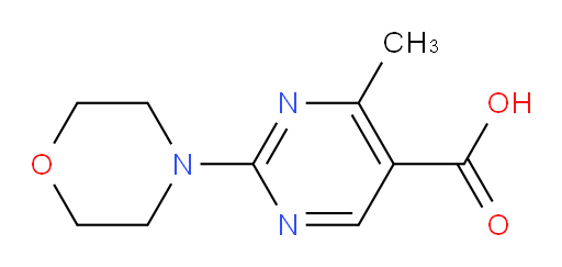 4-methyl-2-(morpholin-4-yl)pyrimidine-5-carboxylic acid