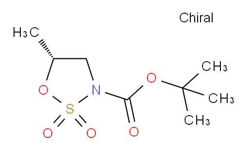 tert-butyl (5R)-5-methyl-2,2-dioxo-1,2lambda6,3-oxathiazolidine-3-carboxylate
