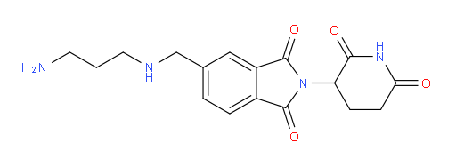 5-{[(3-aminopropyl)amino]methyl}-2-(2,6-dioxopiperidin-3-yl)-2,3-dihydro-1H-isoindole-1,3-dione