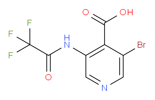 3-bromo-5-(2,2,2-trifluoroacetamido)pyridine-4-carboxylic acid