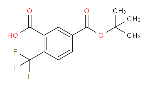 5-[(tert-butoxy)carbonyl]-2-(trifluoromethyl)benzoic acid