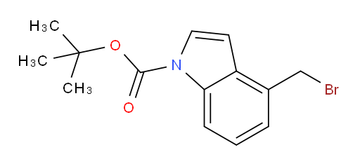 tert-butyl 4-(bromomethyl)-1H-indole-1-carboxylate