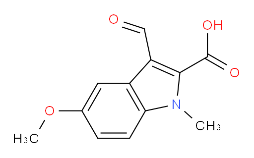 3-formyl-5-methoxy-1-methyl-1H-indole-2-carboxylic acid