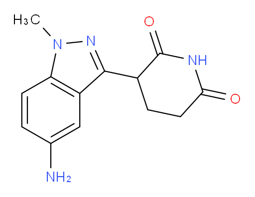 3-(5-amino-1-methyl-1H-indazol-3-yl)piperidine-2,6-dione