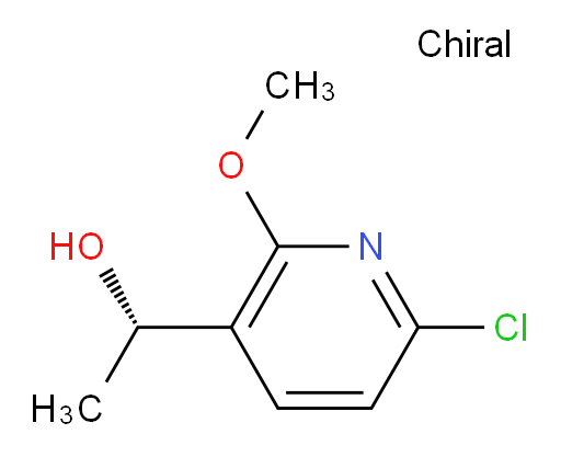 (1S)-1-(6-chloro-2-methoxypyridin-3-yl)ethan-1-ol