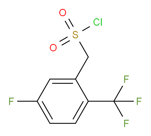 [5-fluoro-2-(trifluoromethyl)phenyl]methanesulfonyl chloride