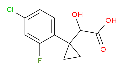 2-[1-(4-chloro-2-fluorophenyl)cyclopropyl]-2-hydroxyacetic acid