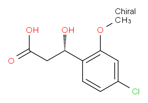(3S)-3-(4-chloro-2-methoxyphenyl)-3-hydroxypropanoic acid