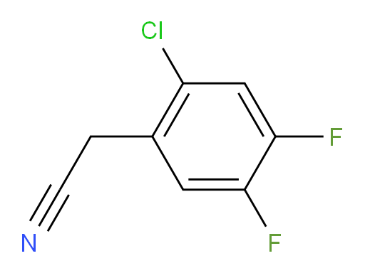 2-(2-chloro-4,5-difluorophenyl)acetonitrile