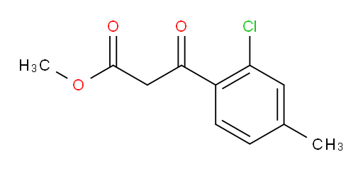 methyl 3-(2-chloro-4-methylphenyl)-3-oxopropanoate