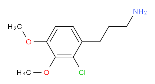 3-(2-chloro-3,4-dimethoxyphenyl)propan-1-amine
