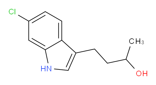 4-(6-chloro-1H-indol-3-yl)butan-2-ol