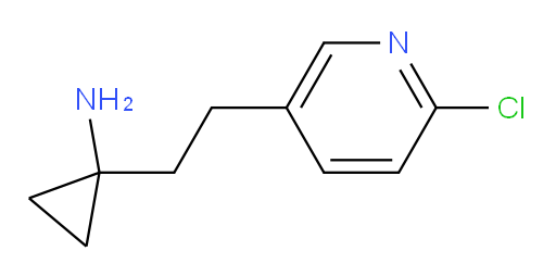 1-[2-(6-chloropyridin-3-yl)ethyl]cyclopropan-1-amine