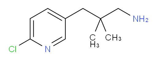 3-(6-chloropyridin-3-yl)-2,2-dimethylpropan-1-amine