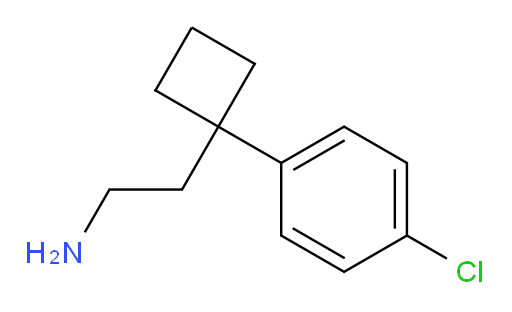 2-[1-(4-chlorophenyl)cyclobutyl]ethan-1-amine