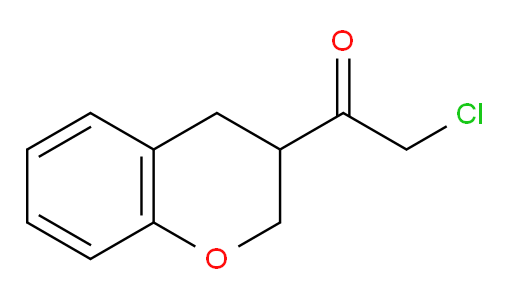 2-chloro-1-(3,4-dihydro-2H-1-benzopyran-3-yl)ethan-1-one