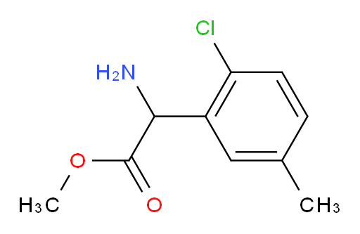 methyl 2-amino-2-(2-chloro-5-methylphenyl)acetate