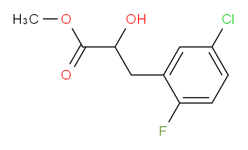 methyl 3-(5-chloro-2-fluorophenyl)-2-hydroxypropanoate