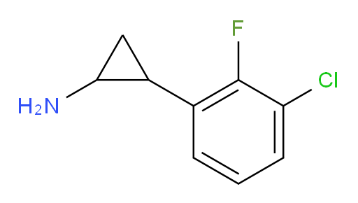 2-(3-chloro-2-fluorophenyl)cyclopropan-1-amine
