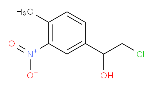 2-chloro-1-(4-methyl-3-nitrophenyl)ethan-1-ol