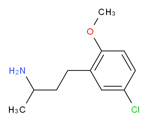 4-(5-chloro-2-methoxyphenyl)butan-2-amine