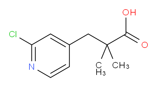 3-(2-chloropyridin-4-yl)-2,2-dimethylpropanoic acid