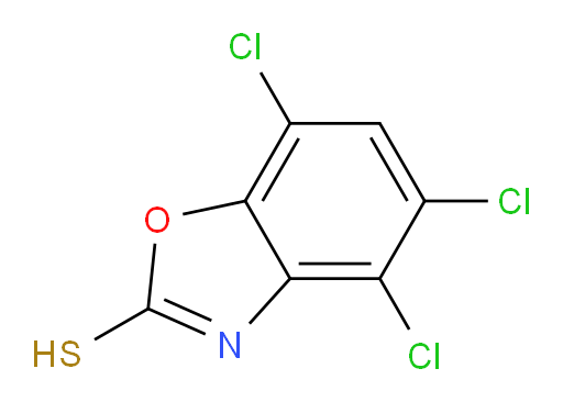 4,5,7-trichloro-1,3-benzoxazole-2-thiol