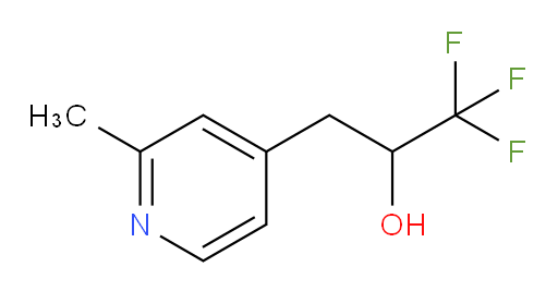 1,1,1-trifluoro-3-(2-methylpyridin-4-yl)propan-2-ol