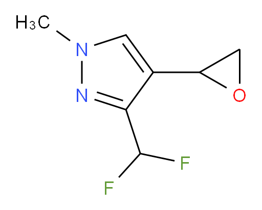 3-(difluoromethyl)-1-methyl-4-(oxiran-2-yl)-1H-pyrazole