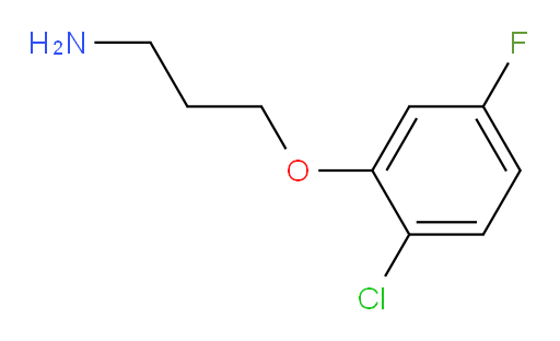 3-(2-chloro-5-fluorophenoxy)propan-1-amine