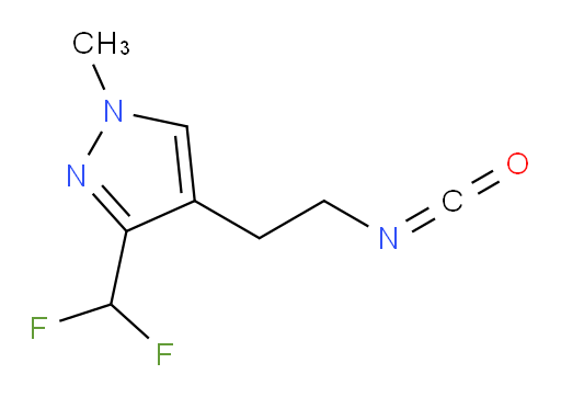 3-(difluoromethyl)-4-(2-isocyanatoethyl)-1-methyl-1H-pyrazole