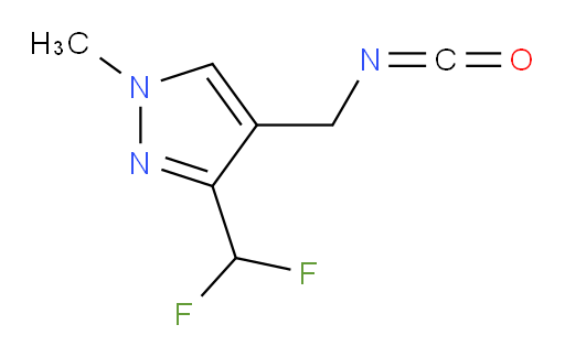 3-(difluoromethyl)-4-(isocyanatomethyl)-1-methyl-1H-pyrazole