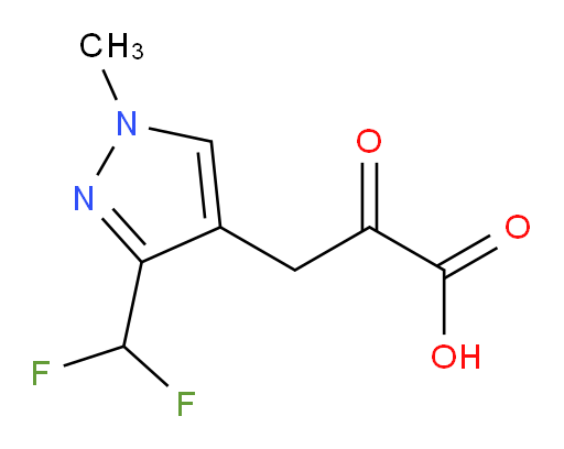 3-[3-(difluoromethyl)-1-methyl-1H-pyrazol-4-yl]-2-oxopropanoic acid