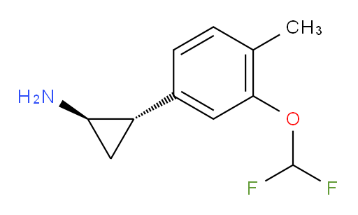 rac-(1R,2S)-2-[3-(difluoromethoxy)-4-methylphenyl]cyclopropan-1-amine