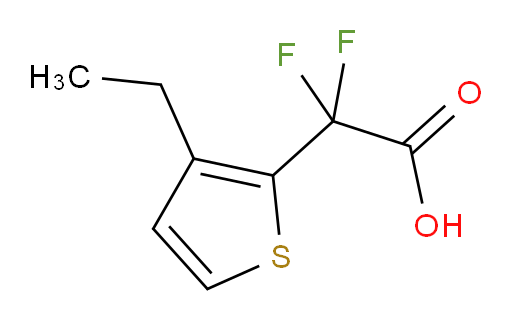 2-(3-ethylthiophen-2-yl)-2,2-difluoroacetic acid